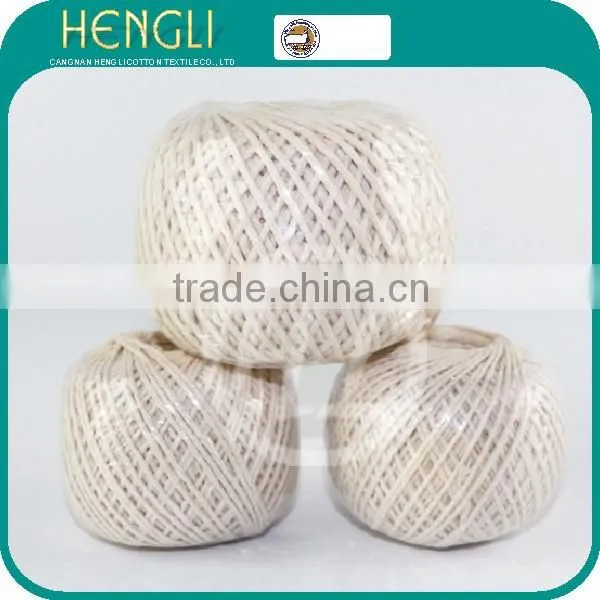 Raw white Recycled dyed cotton Yarn For Bundling