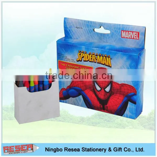 2016 new shaped 24pcs crayon set