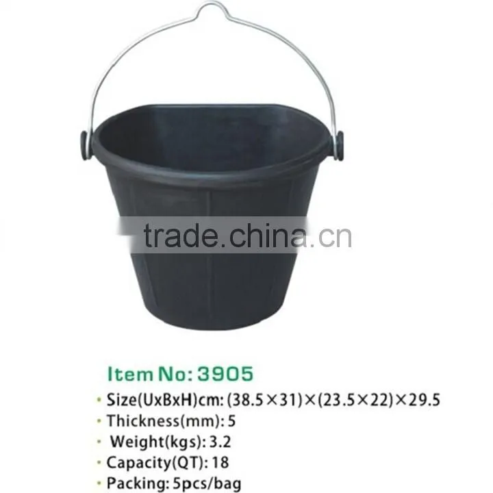 heavy duty rubber buckets,strong handle pails