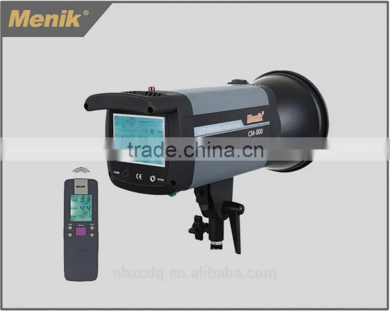 CM studio flash with remote control touch screen, studio lighting