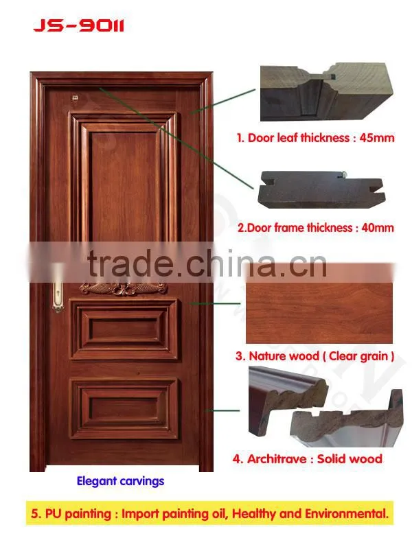 carved wooden door for restaurant main entrance
