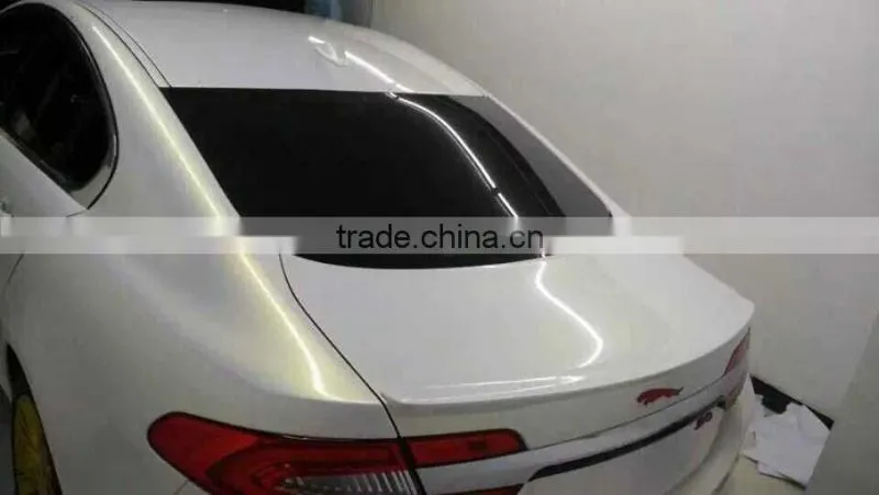 Best Selling 1.52*20m pearl chameleon white film for car sticker, white to gold car wrapping film
