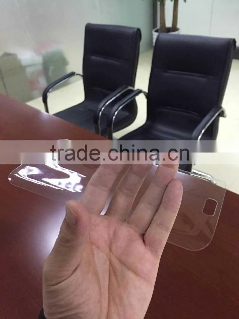 New premium 3D full cover Anti-Fingerprint glass screen protector for Samsung S6 edge