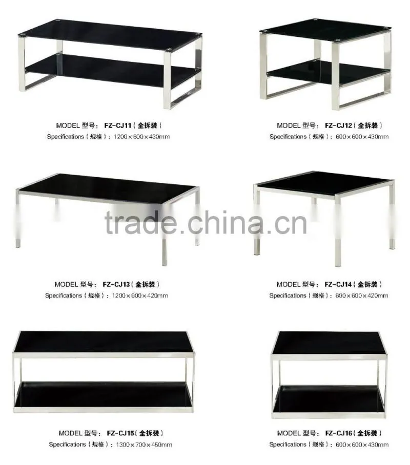 round small glass cafe style table chairs factory sell directly FZ36