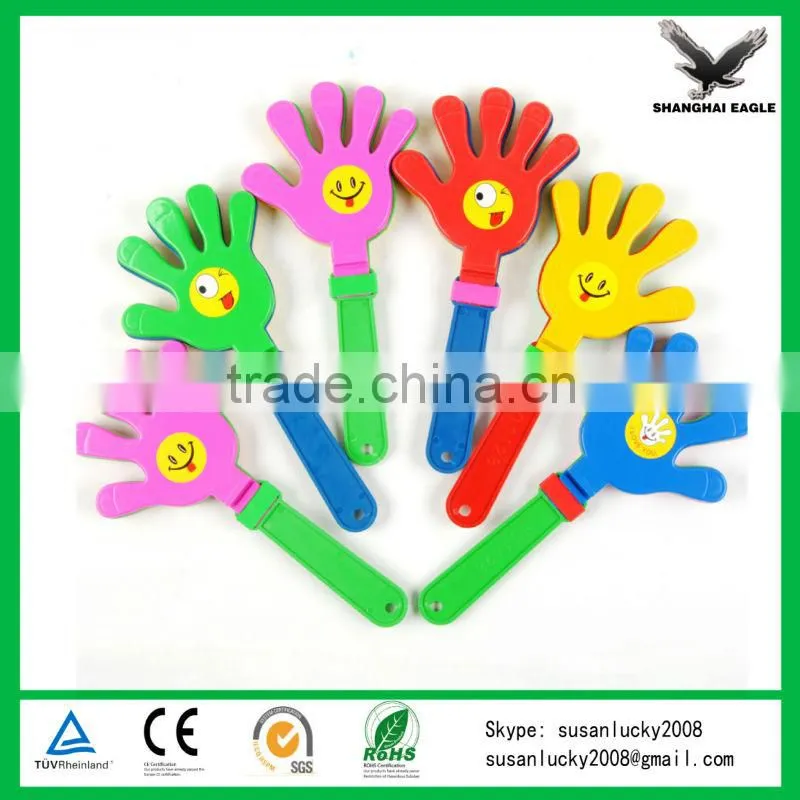 Logo Printed Plastic Cheering Hand Clapper (directly from factory)