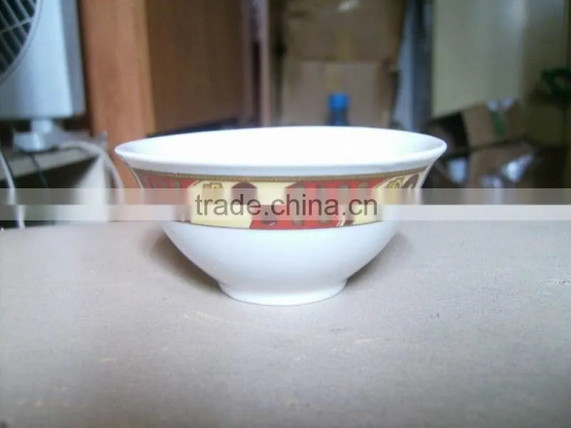 white porcelain footed bowl ceramic noodles bowl soup bowl