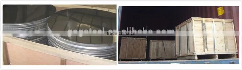 Foshan grade 201 AOD 2b finish steel circle