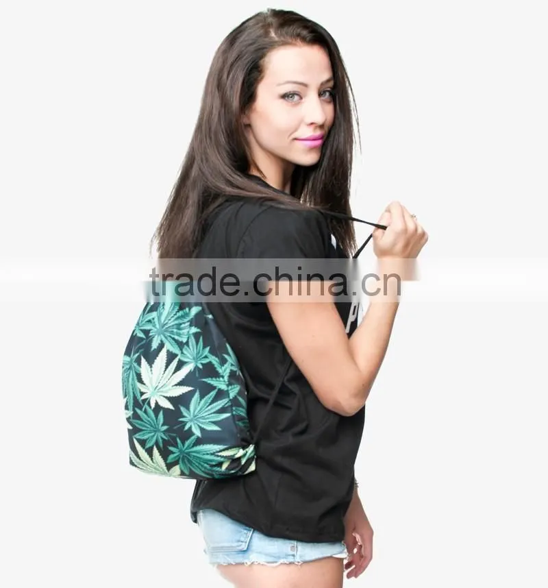 Digital Printing nylon fabric shopping bags,backpack ,drawstring bag ,CMYK printing