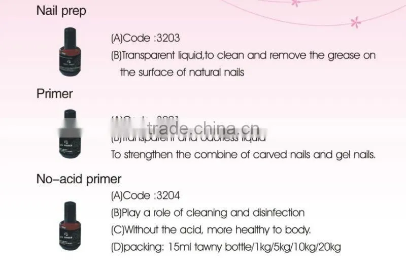 Base uv gel 15ml nail primer for printing