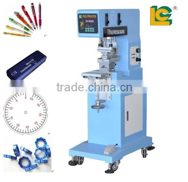 China pad printing machine for sunglasses, pen, lighter bottle LC-PM1-200