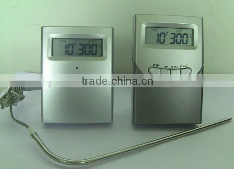 Wireless digital BBQ grill cooking Thermometer