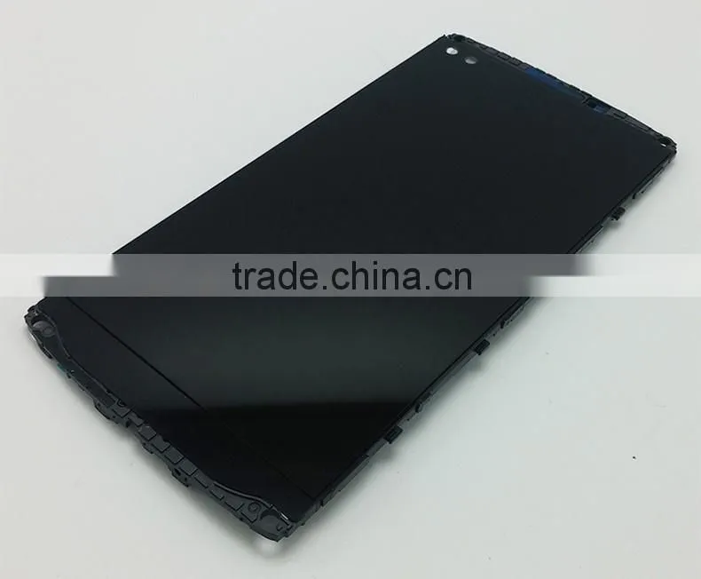 For LG V10 LCD Display Touch Screen with Digitizer Assembly and Bezel Frame Replacement Black