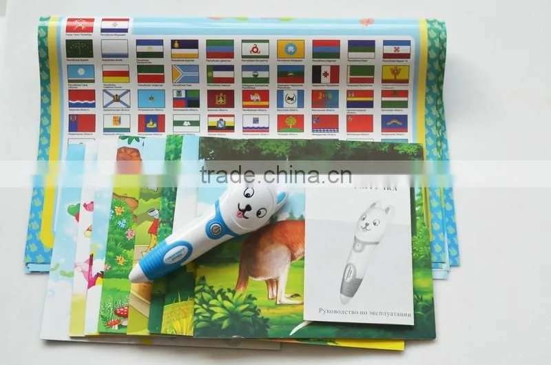 3 Sound HONGKONG Books & A 4GB Cartoon design fashion Children gift reading pen for kids