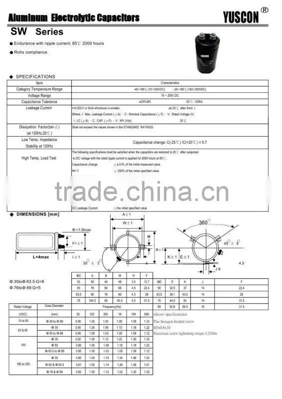 450v big cap electrolytic capacitor