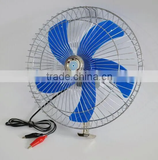 12 inch or big size carfan 12v dc fan osicliiating car fan