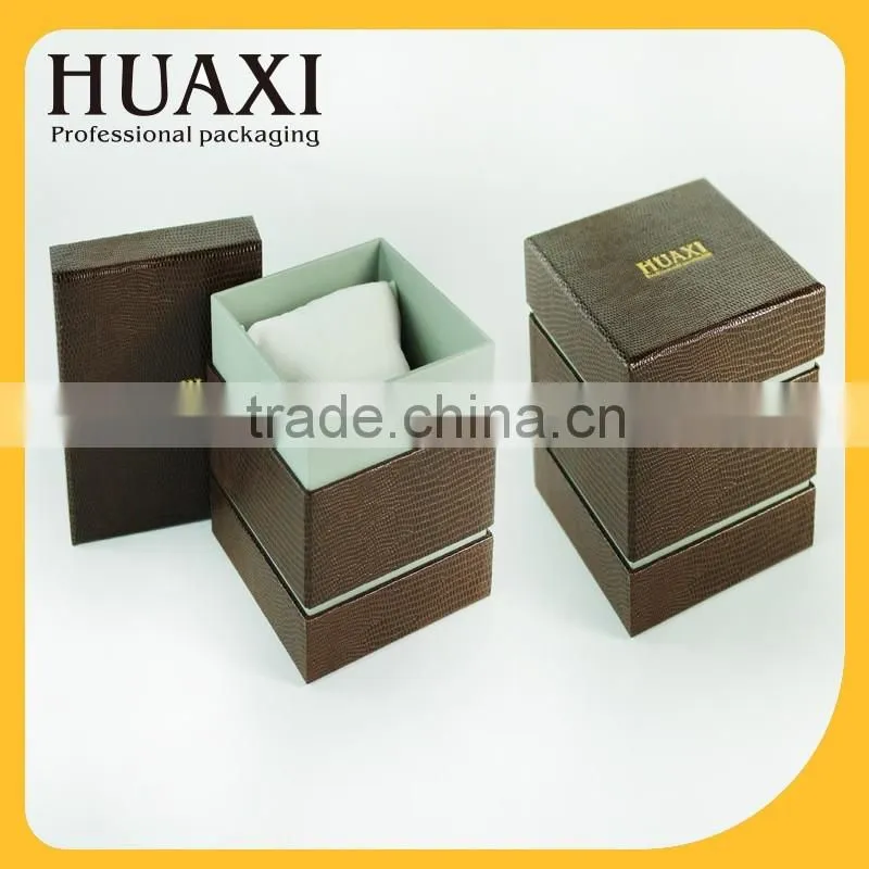 Luxury customized matte wooden watch box for fashion watch