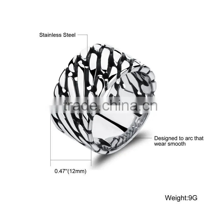 hot sale stainless steel jewellery in stock wholesale gay men ring