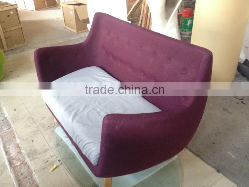 stylish fiberglass shell finn juhl poet sofa replica