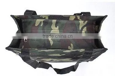 zippered printed tote bag for men and women
