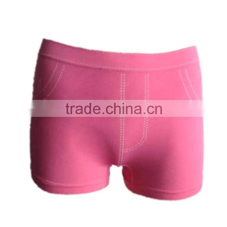 seamless girls wearing jeans boxer women boxer