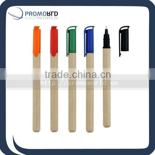 2013 new product recycled cardboard pen for promotion