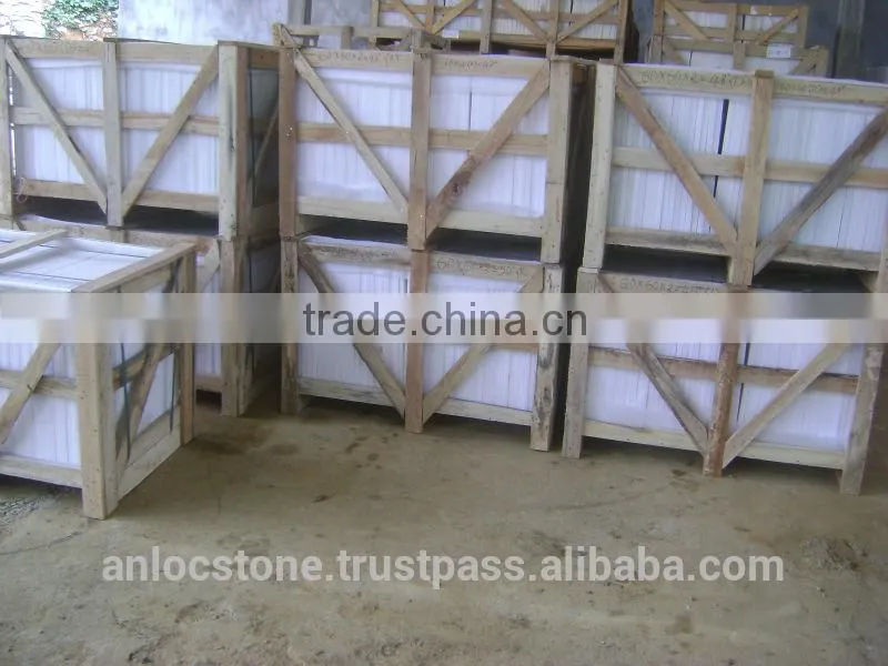 Crystal white marble tiles