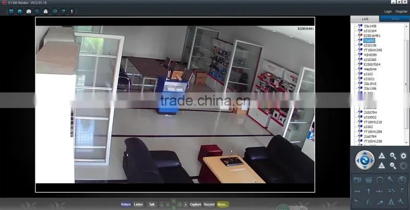 Cheapprice Indoor use wide angle security wifi camera/IP cam with P2P technology support NAS storage ONVIF 3.6mm lens
