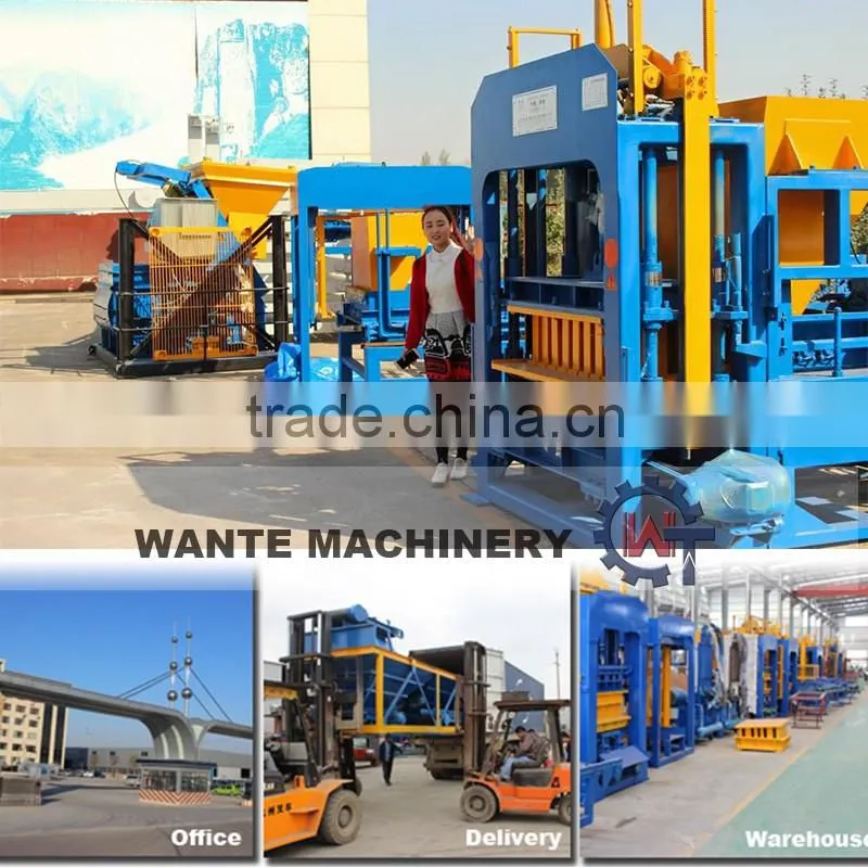 QT6-15 6 inches and 9 inches cement block machine for nigeria