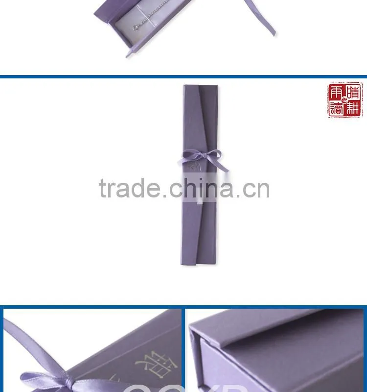 fashion design manufacturer custom necklace packaging paper jewellry box