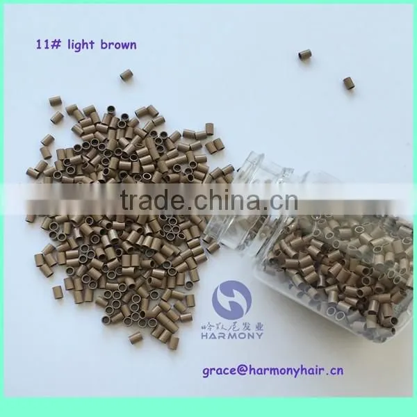 WHOLESALE STOCK straight copper micro ring 3.0x2.4x4mm non flared copper micro links 7 colors in stock