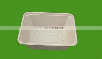 100% Sugar cane fiber biodegradable food packaging containers