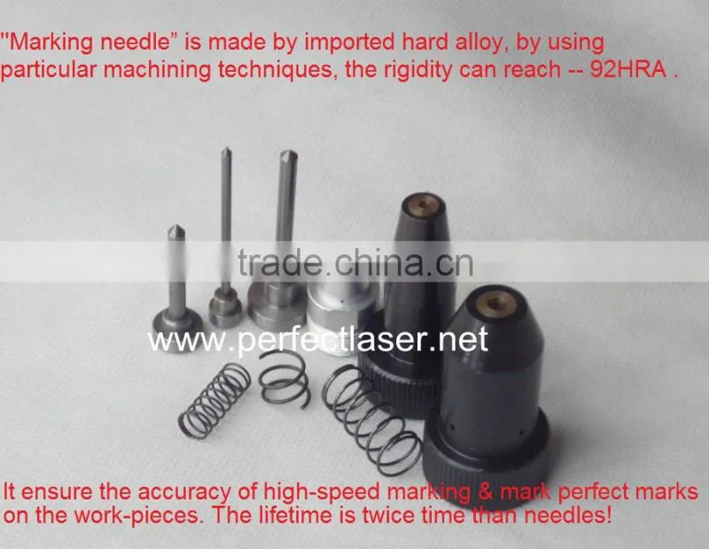 China Portable Automatic nameplate / sign / serial number / vin number / plate / stainless / dot peen marking machine for sale