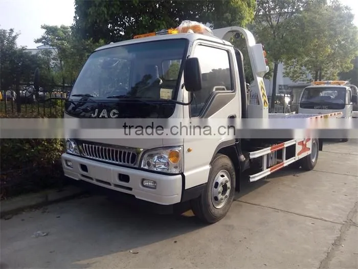factory sale cheap wrecker tow truck JAC road tow truck for sale
