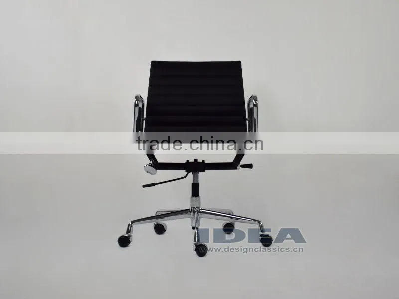 Replica EA117 Charles Office Chair - Black Color Genuine Leather