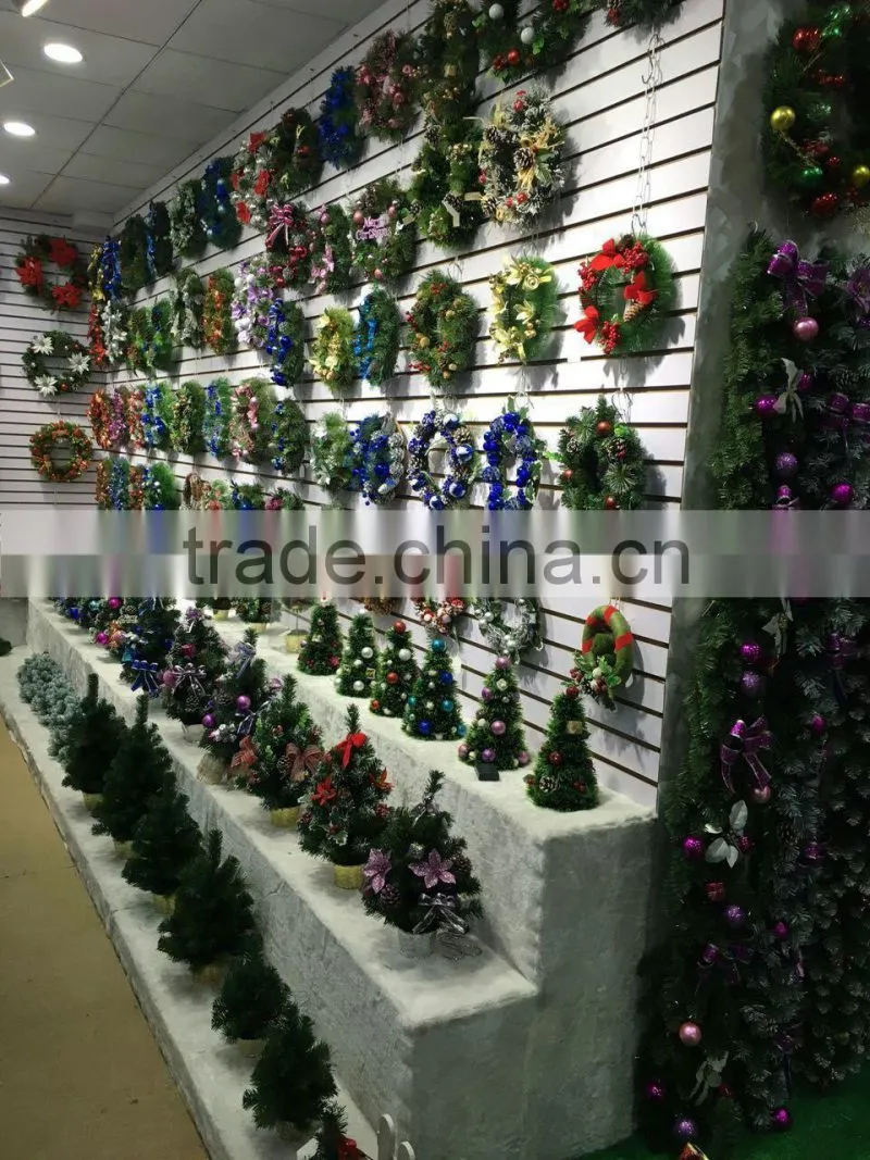 Promotion PVC Christmas garland,artificial sample Christmas garland
