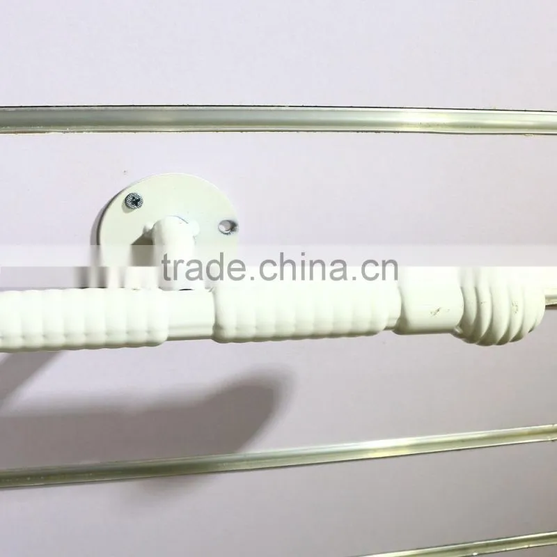 Wall mounted clothes hanger rack/garment display rack