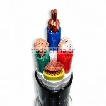 3x16mm2 Copper Core PVC Insulation PVC Cover Underground Electrical Cable
