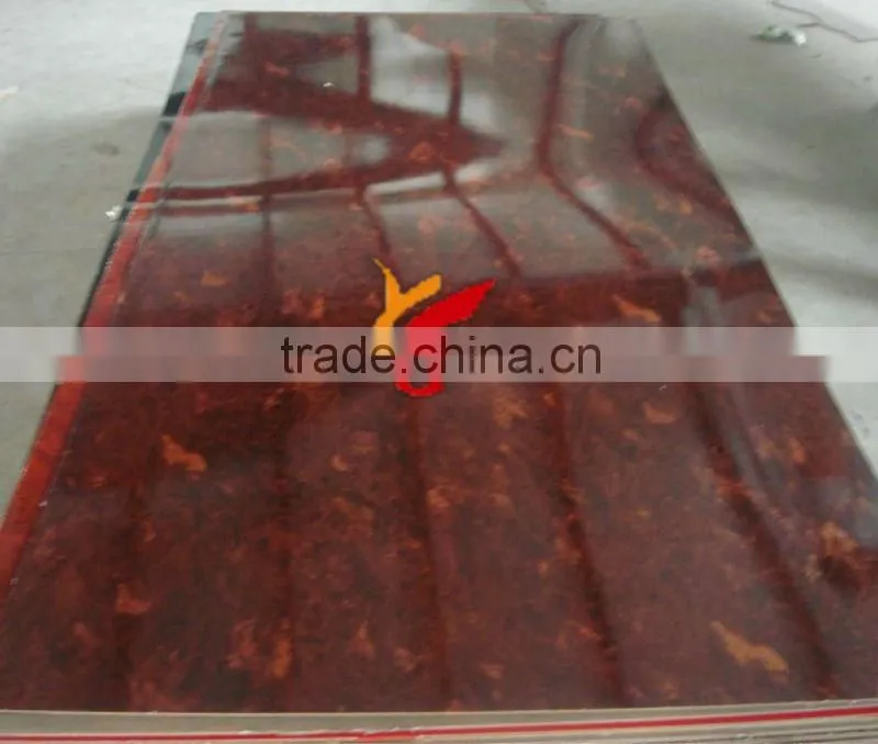 4ftx8ft laminated polyester board,glossy polyester plywood,Polyester decorative boards