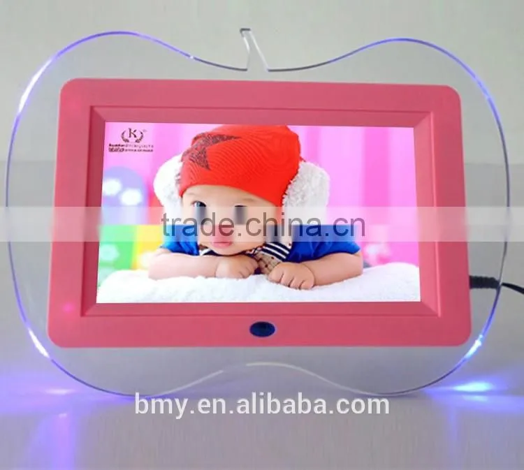 7 inch gift digital photo frame Alarm Clock MP3 MP4 Movie Player