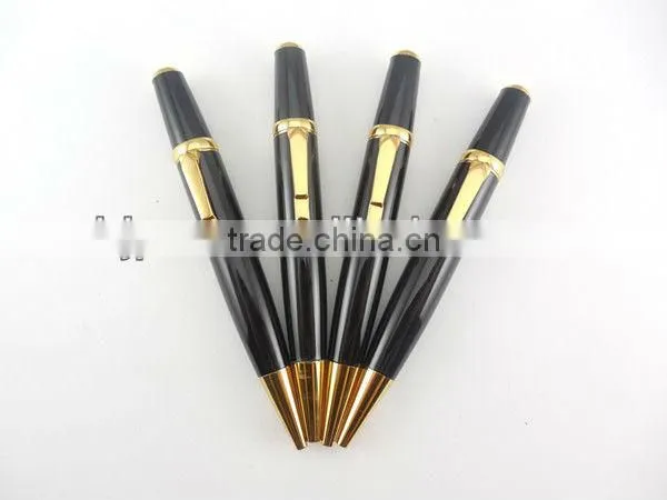 Heavy Mini Gold Clip Fat Metal Ballpoint Pen