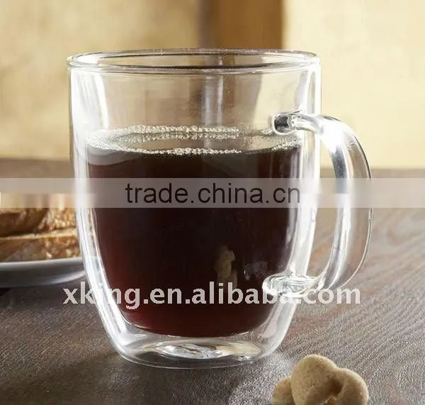 Clear borosilicate glass coffee maker by hand make with FDA