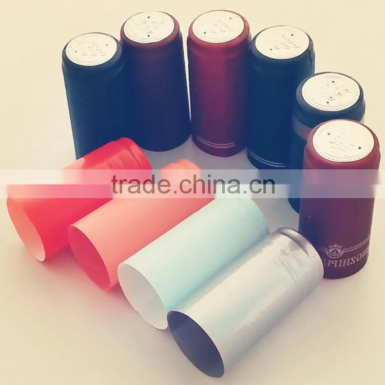 Yason shrink wrap cap for wine bottleshrinkable pvc wine capseal with cap