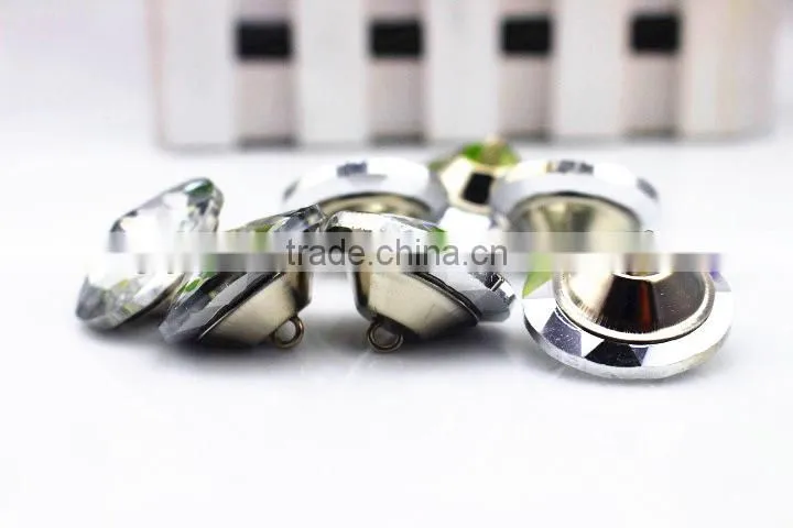 crystal sofa buttons for furniture/2016 fashing crystal buttons/2016 new Factory Direct selling Round glass buttons