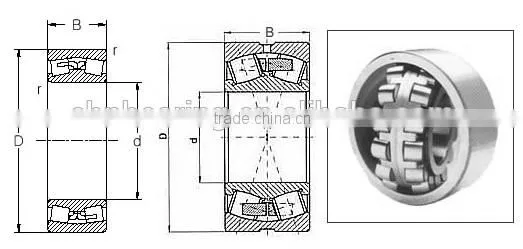 Self-aligning roller bearing 23076 spherical roller bearing