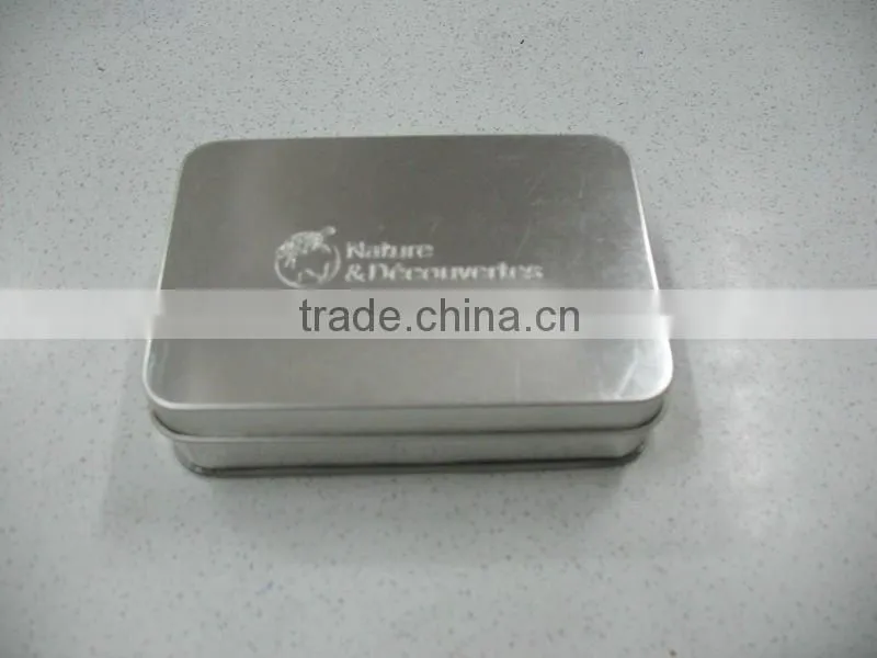 Square jewelry gift tin box