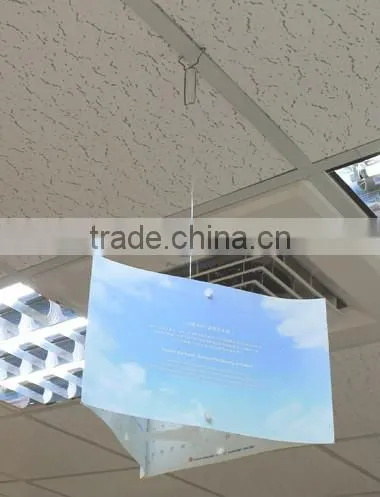 Ceiling display POP plastic sign holder or Ceiling display tools or Ceiling display sign holder
