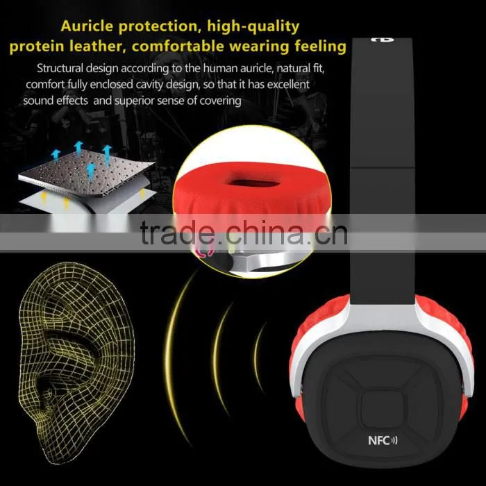 2016 Top Sales Sport Foldable Wireless Portable Bluetooth Headphone Wireless Bluetooth Headset Earphone Headphone