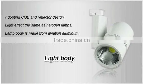 fancy led reflector track lamp,track light 30w