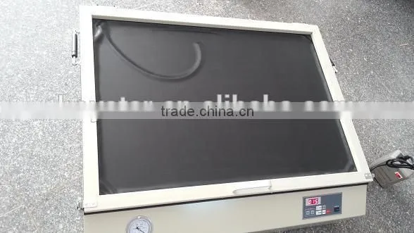 Tabletop vacuum UV exposure unit for screen printing frame