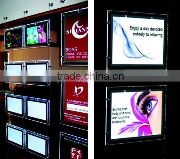 Frameless Wall Hanging Decorative Light Boxes